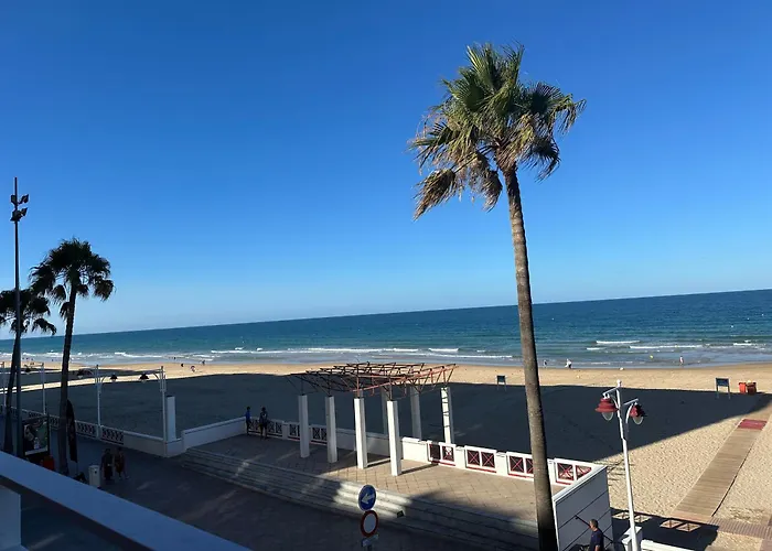Appartement Mirando Al Mar Con Wifi Y Terraza 1ª Linea Playa Cadix