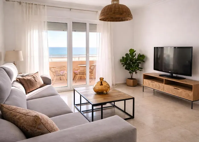 Appartement Mirando Al Mar Con Wifi Y Terraza 1ª Linea Playa Cadix