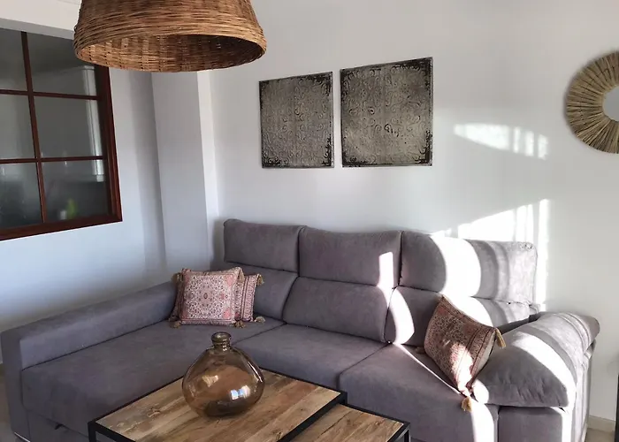 Mirando Al Mar Con Wifi Y Terraza 1ª Linea Playa Lägenhet